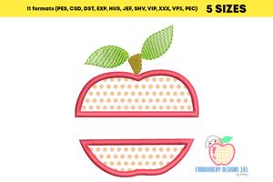 Split Apple Applique