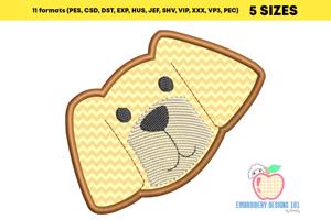 Cute Puppy Applique pattern