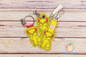 Egyptian Cat ITH KeyFob Snaptab