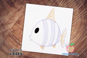 Cute Cartoon Fish Quick Stitch