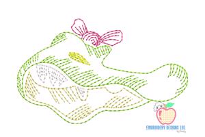 Alligator Head with Bow Running Line