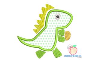 Easter Dinosaur Applique For Kids