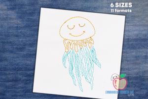 Smiling Jelly Fish Running Line