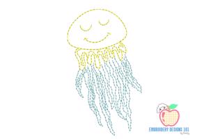Smiling Jelly Fish Running Line