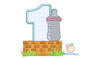 The Baby Bottle To Feed Applique for kids