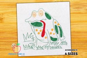 The Sad Frog Quick Stitch