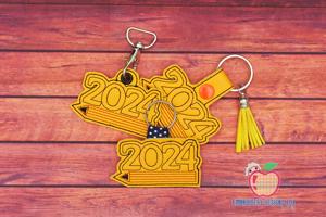 Class of 2024 ITH Key Fob Pattern