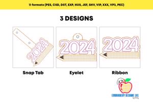 Class of 2024 ITH Key Fob Pattern