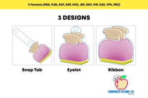 Retro Toaster ITH KeyFob Snaptab