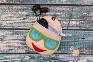 Sunglasses Design ITH Zipper Bag 4x4