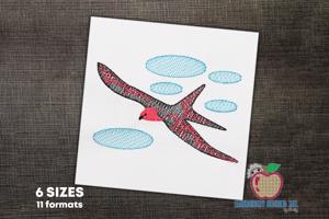 Swallow Bird Flying Quick Stitch